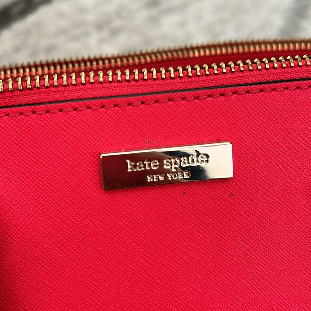 Hot Pink/Deep Salmon Kate Spade Purse - Picture 4 of 8